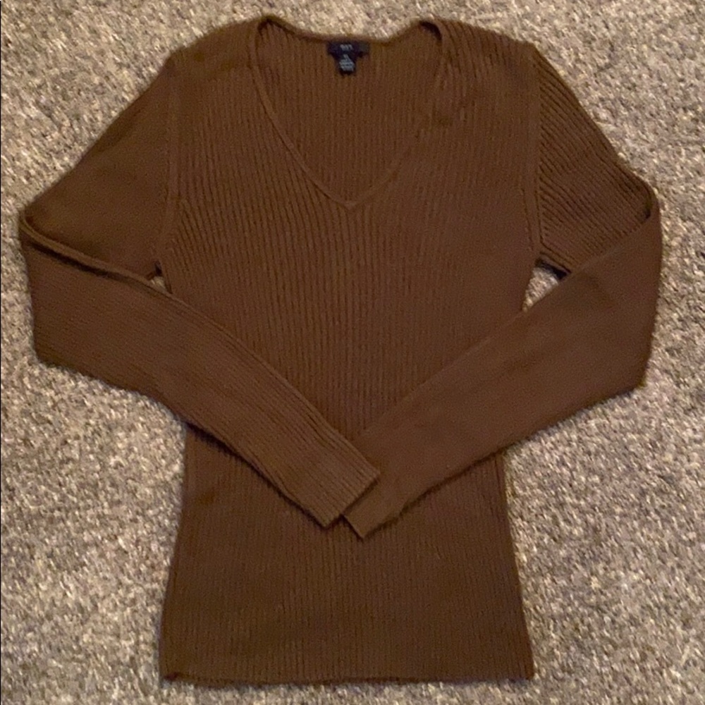 Gap Brown V Neck Sweater- XL